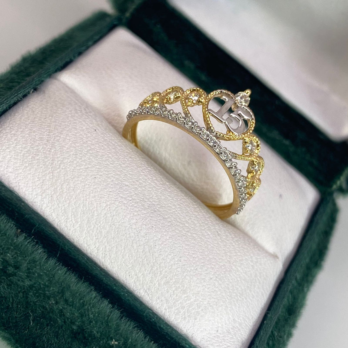 Diamond Ring Jcpenney Crown Ring FINE JEWELRY Natural Diamond 10K