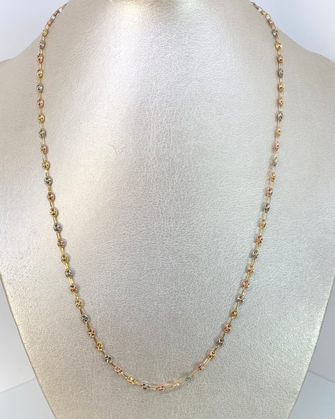 Cadena GC Tres oros 18k 5,83 Gr / 3,1 mm / 60 Cm *
