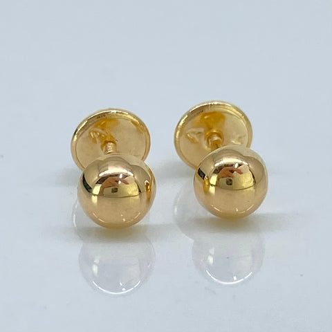 Topos Media Bola Lisa Oro amarillo 18k 0,46 Gr / 5 mm †