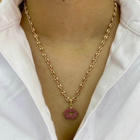 Cadena GC Oro rosa 18k 10,00 Gr / 5 mm / 50 Cm *