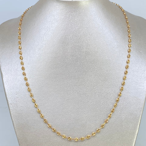 Cadena GC Diamantada Oro amarillo 18k 7,21 Gr / 3,3 mm / 50 Cm †
