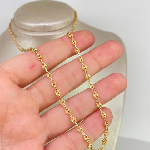 Cadena GC Diamantada Oro amarillo 18k 5,67 Gr / 3,1 mm / 46 Cm