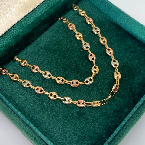 Cadena GC Tres oros 18k 6,78 Gr / 3,9 mm / 52 Cm *
