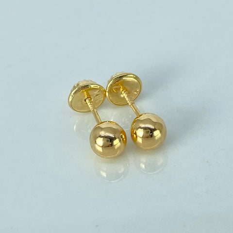 Topos Bolas Lisas Oro amarillo 0,52 Gr / 5 mm †
