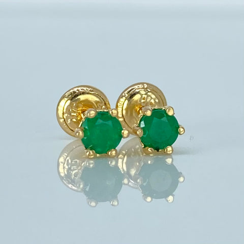 Topos Esmeraldas 46PTS Oro amarillo 1,05 Gr / 4 mm †