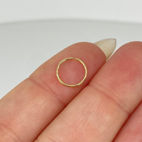 Piercing Aro / Oro Amarillo 18k (Joya) / 0,2gr / 1cm / (Labio)