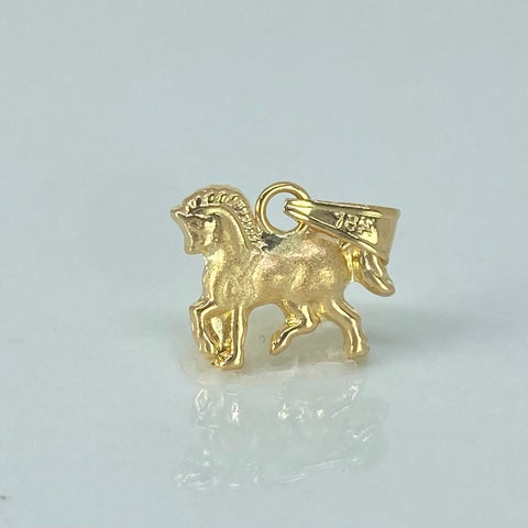 Dije Caballo Oro amarillo 18k 0,53 Gr / 1,2 Cm *