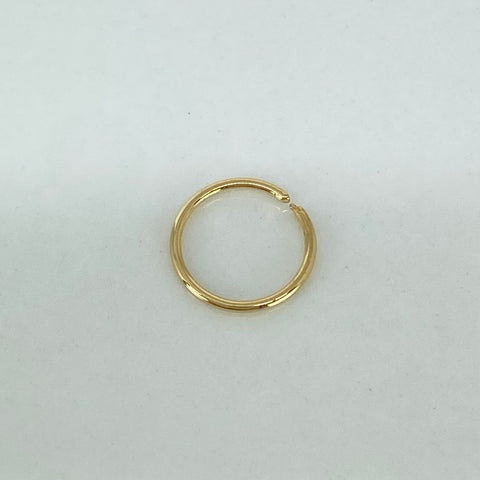 Piercing Aro / Oro Amarillo 18k (Joya) / 0,2gr / 1cm / (Labio)