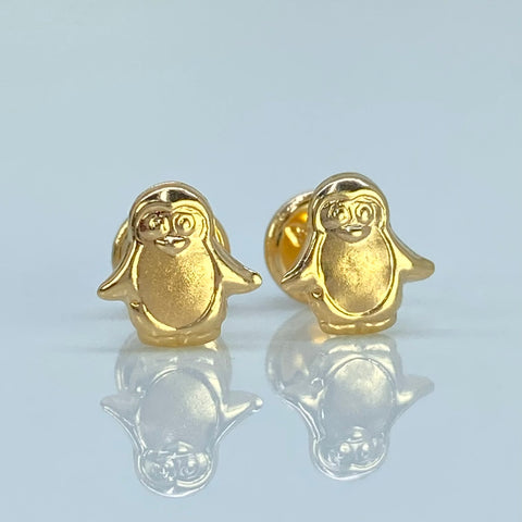 Topos Pingüino Oro amarillo 18k 0,63 Gr / 7 mm †