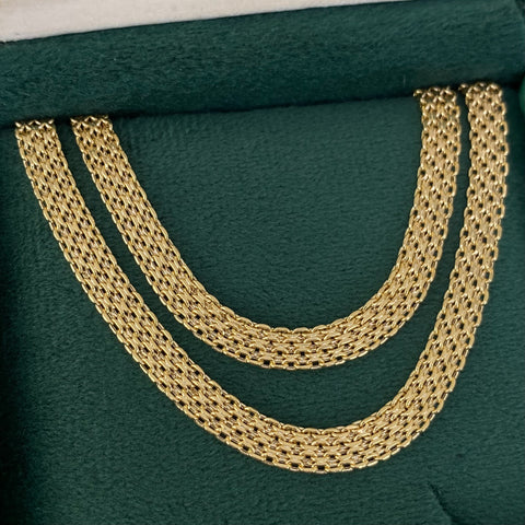 Cadena ● China Oro amarillo 18k 11,9 Gr / 5,2 mm / 60 Cm