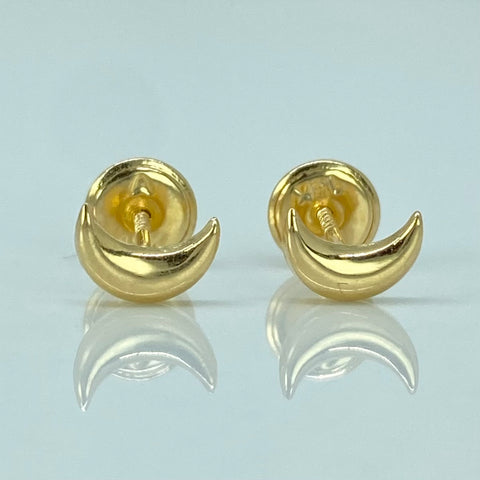 Topos Luna Oro amarillo 18k 0,5 Gr / 4,5 mm