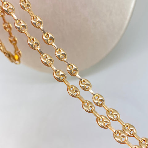 Cadena GC Oro amarillo 18k 8,00 Gr / 4,5 mm / 45 Cm †