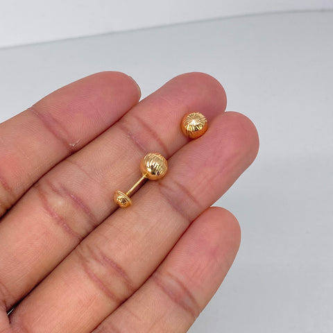 Topos Bolas Diamantadas Oro amarillo 0,91 Gr / 6,7 mm †