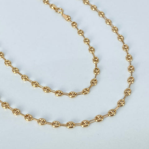 Cadena GC Lisas Oro amarillo 5,70 Gr / 3,3 mm / 60 Cm *