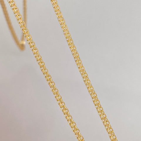 Cadena ● China Oro amarillo 18k 2,55 Gr / 1,5 mm / 50 Cm *