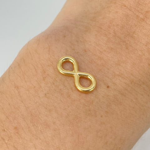 Herraje Infinito Oro amarillo 18k 0,41 Gr / 1,5 Cm *