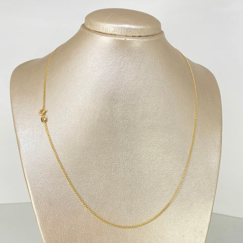 Cadena ● Cubana Oro amarillo 18k 1,53 Gr / 1,4 mm / 50 Cm *