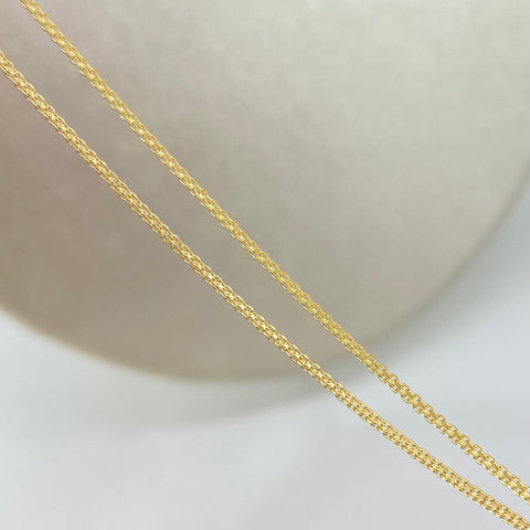 Cadena ● China Oro amarillo 18k 2 Gr / 1 mm / 60 Cm *