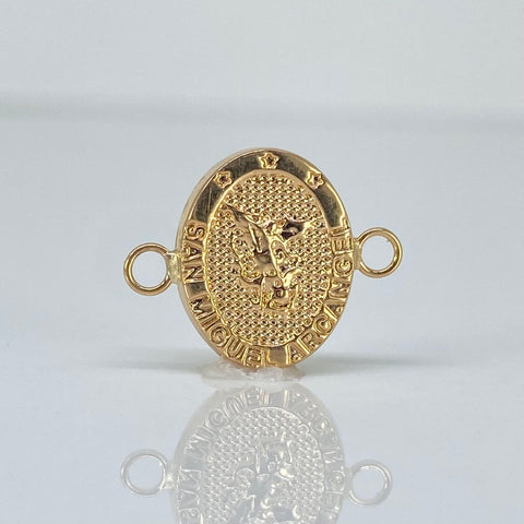 Herraje San Miguel Arcangel Oro amarillo 18k 0,7 Gr / 1,7 Cm †