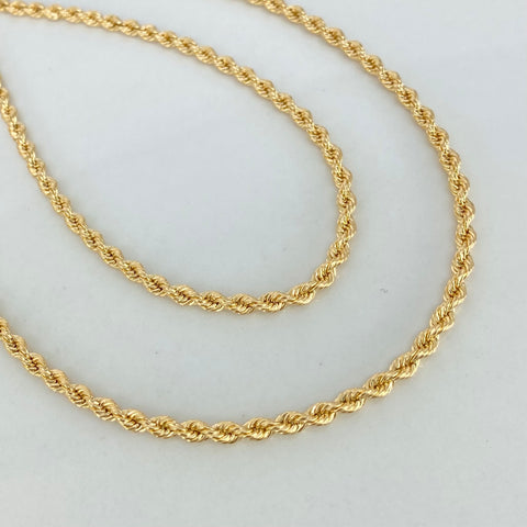 Cadena ● Lazo Oro amarillo 18k +1 / 5,34 Gr / 2,8 mm / 45 Cm