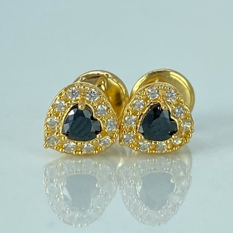 Topos Corazon Circones Blancos Azul Oro amarillo 0,8 Gr / 6 mm †