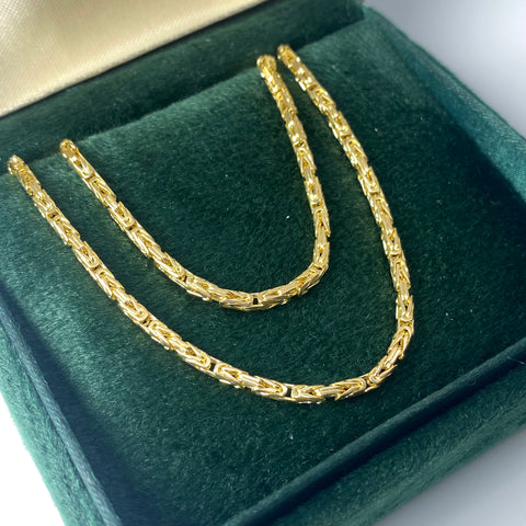 Cadena Italy Punto Peruano Oro amarillo 18k +3 / 24,00 Gr / 1,8 mm / 60 Cm †