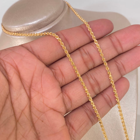 Cadena ● Lazo Oro amarillo 18k +1 / 6,70 Gr / 2,2 mm / 60 Cm