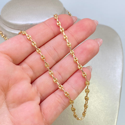 Cadena GC Diamantada Oro amarillo 18k 5,75 Gr / 3,3 mm / 45 Cm *