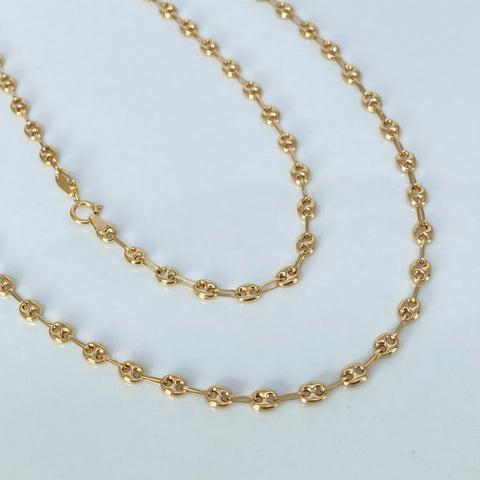 Cadena GC Lisas  Oro amarillo 6,00 Gr / 3,3 mm / 60 Cm *