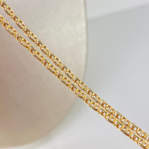 Cadena ● GC Italy Oro amarillo 18k +1 / 4,15 Gr / 2,6 mm / 50 Cm *