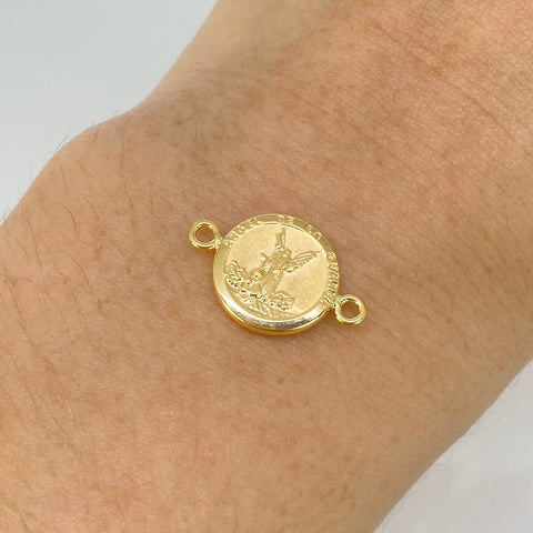 Herraje Angel De La Guarda Oro amarillo 18k 0,75 Gr / 1,8 Cm *