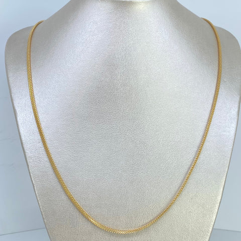 Cadena Cola Ratón Oro amarillo 18k +3 / 10,26 Gr / 2,8 mm / 60 Cm †