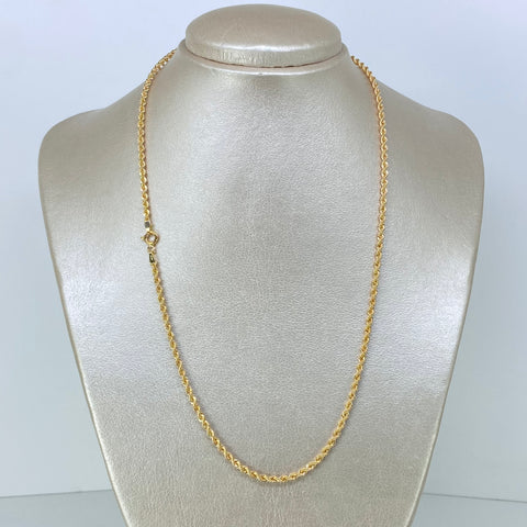Cadena ● Lazo Oro amarillo 18k +1 / 4,7 Gr / 2,7 mm / 50 Cm *