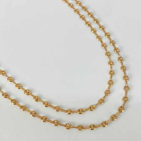 Cadena GC Oro amarillo 18k 4,75 Gr / 3,3 mm / 50 Cm †