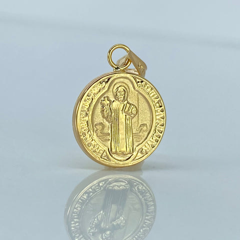 Dije San Benito Oro amarillo 0,83 Gr / 2,3 Cm †