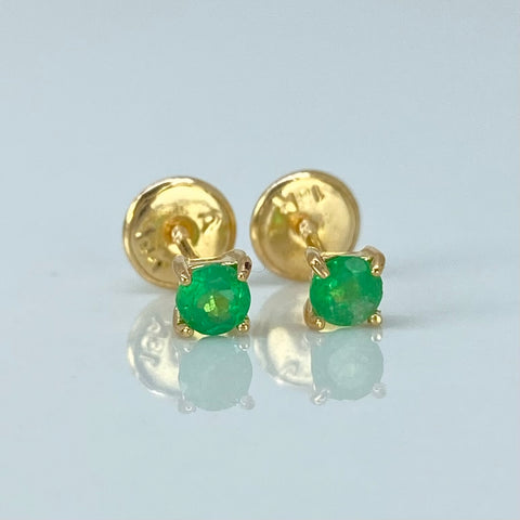 Topos Esmeraldas 28PTS Oro amarillo 18k 0,6 Gr / 3,3 mm *