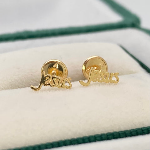 Topos Jesús Oro amarillo 18k 0,57 Gr / 7,3 mm