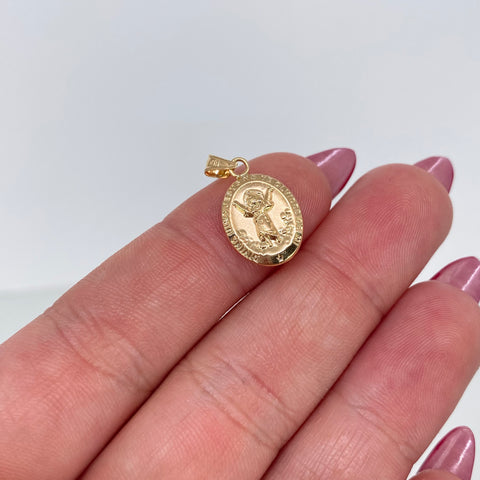 Dije Divino Niño Oro amarillo 0,64 Gr / 2 Cm †