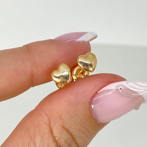 Topos Corazon Oro amarillo 18k 0,6 Gr / 6 mm †