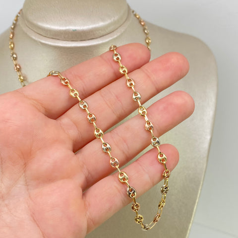 Cadena GC Tres oros 18k 6,72 Gr / 4 mm / 50 Cm *