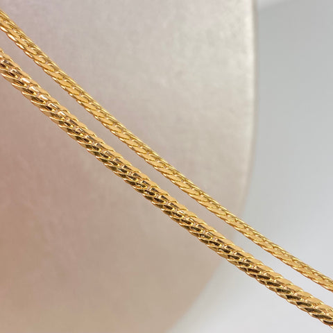 Cadena ● Serpiente Oro amarillo 18k +3 / 4,02 Gr / 2,5 mm / 45 Cm *