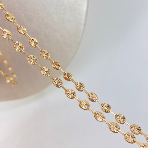 Cadena GC Diamantada Oro amarillo 18k 5,60 Gr / 3,3 mm / 45 Cm