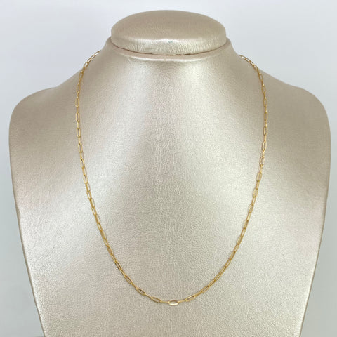 Cadena Cajón Oro amarillo 18k 1,36 Gr / 2 mm / 45 Cm *