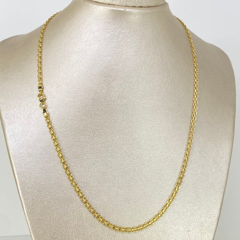 Cadena ● China Oro amarillo 18k 4,97 Gr / 3,2 mm / 50 Cm