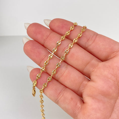 Tobillera GC Oro amarillo 3,00 Gr / 3,3 mm / 27 Cm *