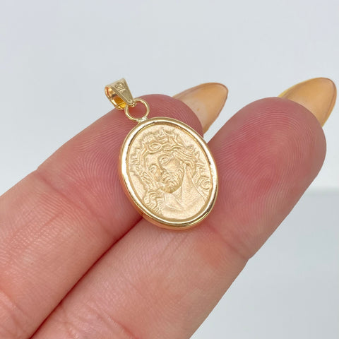 Dije Rostro Jesus Oro amarillo 1,02 Gr / 2,6 Cm †