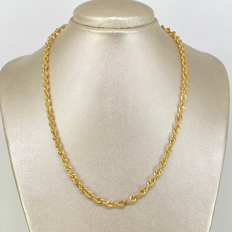 Cadena ● Lazo Oro amarillo 18k +1 / 7,46 Gr / 4,3 mm / 45 Cm