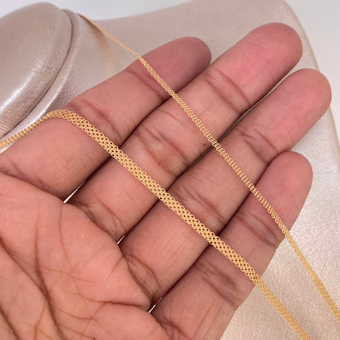 Cadena ● China Oro amarillo 18k 6,14 Gr / 2,8 mm / 60 Cm