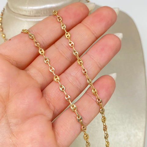 Cadena GC Tres oros 18k 6,31 Gr / 3,3 mm / 60 Cm