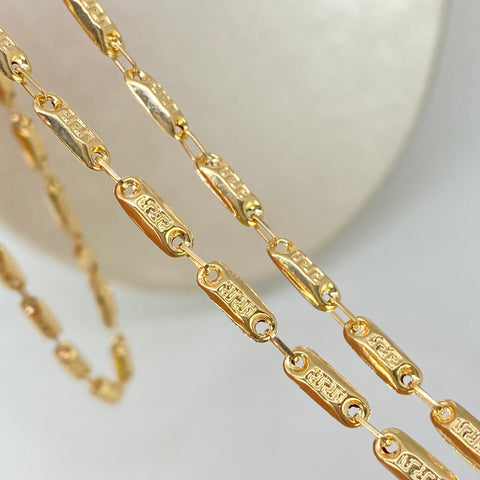Cadena Rustica Eslabones VS Oro amarillo 18k 8,00 Gr / 60 Cm *